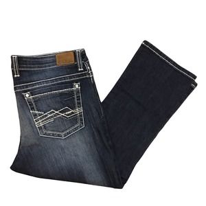 BKE Dark Blue Ankle & Cropped Jeans